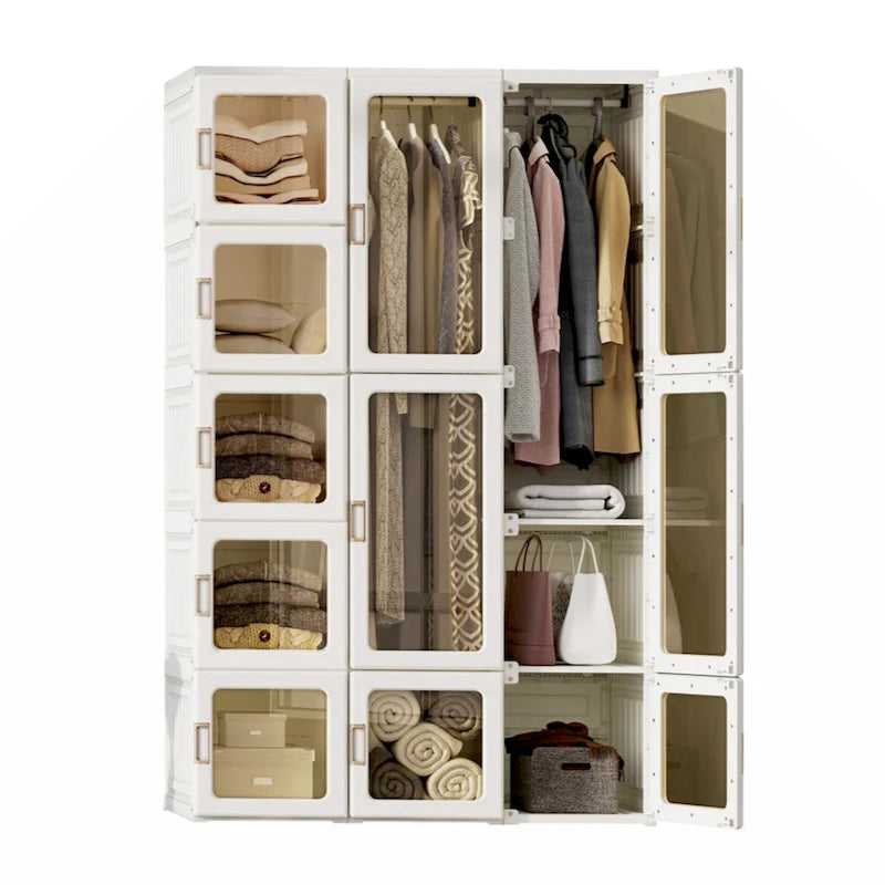 Portable Wardrobe Closets Bedroom ,Storage Organizer, Clothes Dresser, Closet Storage Organizer