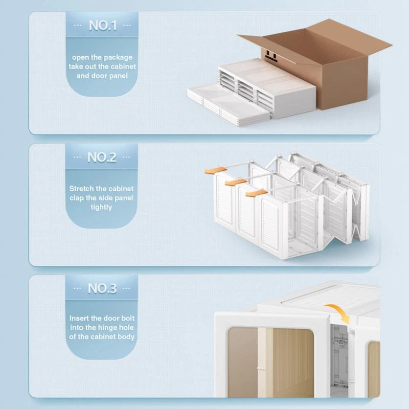 Portable Wardrobe Closets Bedroom ,Storage Organizer, Clothes Dresser, Closet Storage Organizer