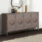 MM Antique Four Door Cabinet