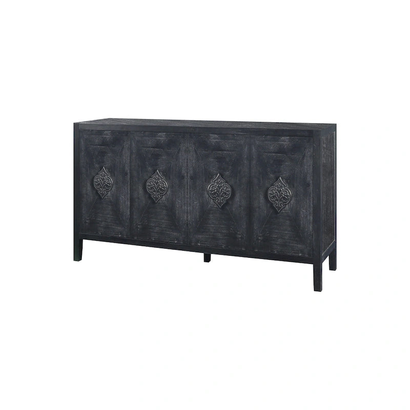 MM Antique Four Door Cabinet