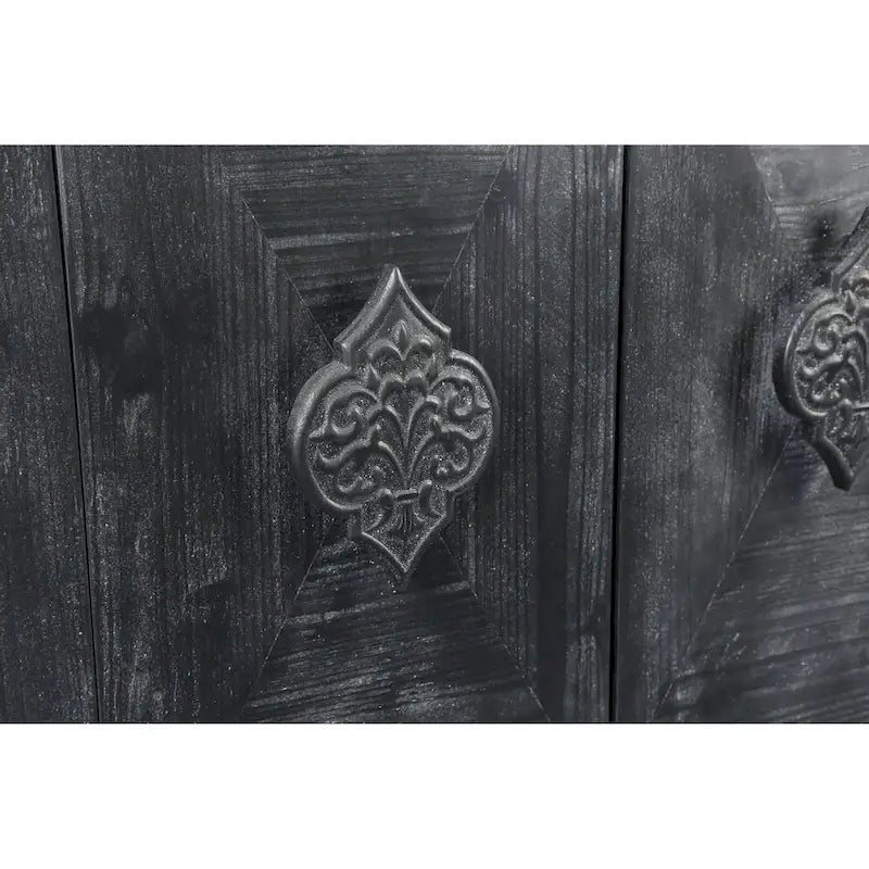 MM Antique Four Door Cabinet