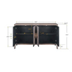 MM Antique Four Door Cabinet