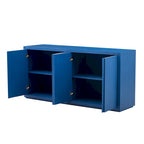 Distinctive Features of a Four-Door Cabinet Sideboard with Ash Veneer suitable for Hallway, Entryway, Living Room