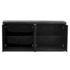Distinctive Features of a Four-Door Cabinet Sideboard with Ash Veneer suitable for Hallway, Entryway, Living Room