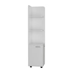 Freestanding cabinet Kairatu, One Drawer, White Finish,High quality and durable