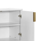 Classic Wooden Sideboard with Solid Rubberwood Legs