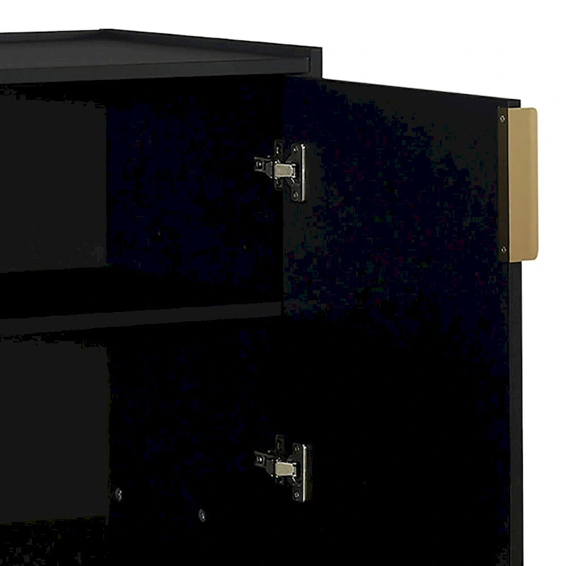 Classic Wooden Sideboard with Solid Rubberwood Legs