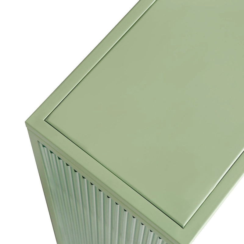 27.56Glass Doors Modern Two-door Wall Cabinet with Featuring Three-tier Storage for Entryway Living Room Bathroom Dining Room