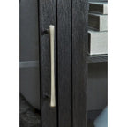 Signature Design by Ashley Rowanbeck Black/Gray Dining Server - 74.13 W x 17.13 D x 35.13 H