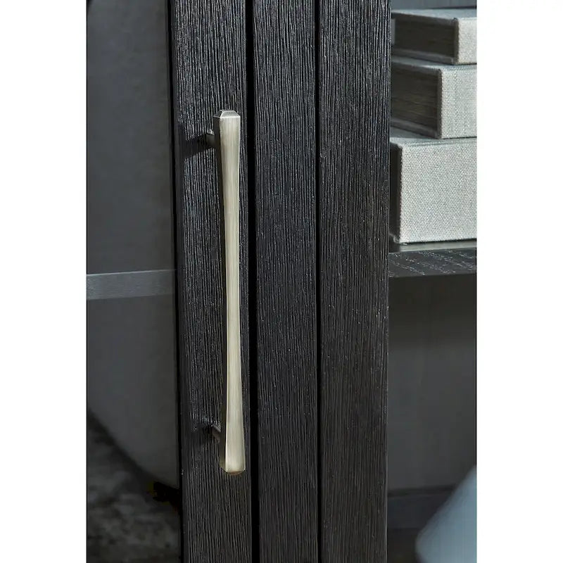 Signature Design by Ashley Rowanbeck Black/Gray Dining Server - 74.13 W x 17.13 D x 35.13 H