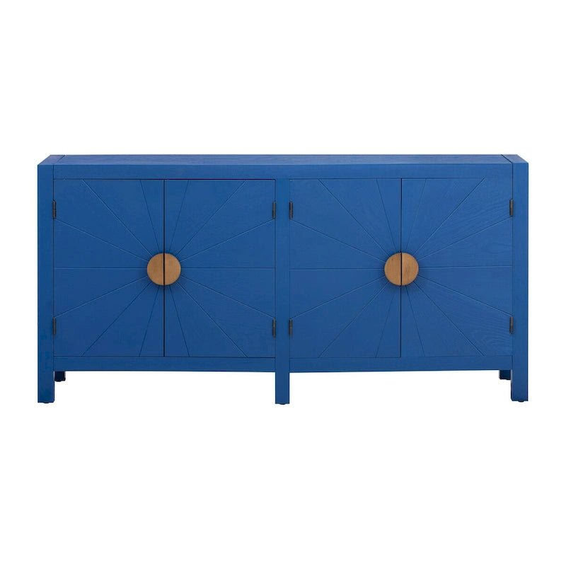 Unique Features of Ash Veneer Cabinet with Radiating Line Pattern Cabinet Doors