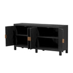 Unique Features of Ash Veneer Cabinet with Radiating Line Pattern Cabinet Doors
