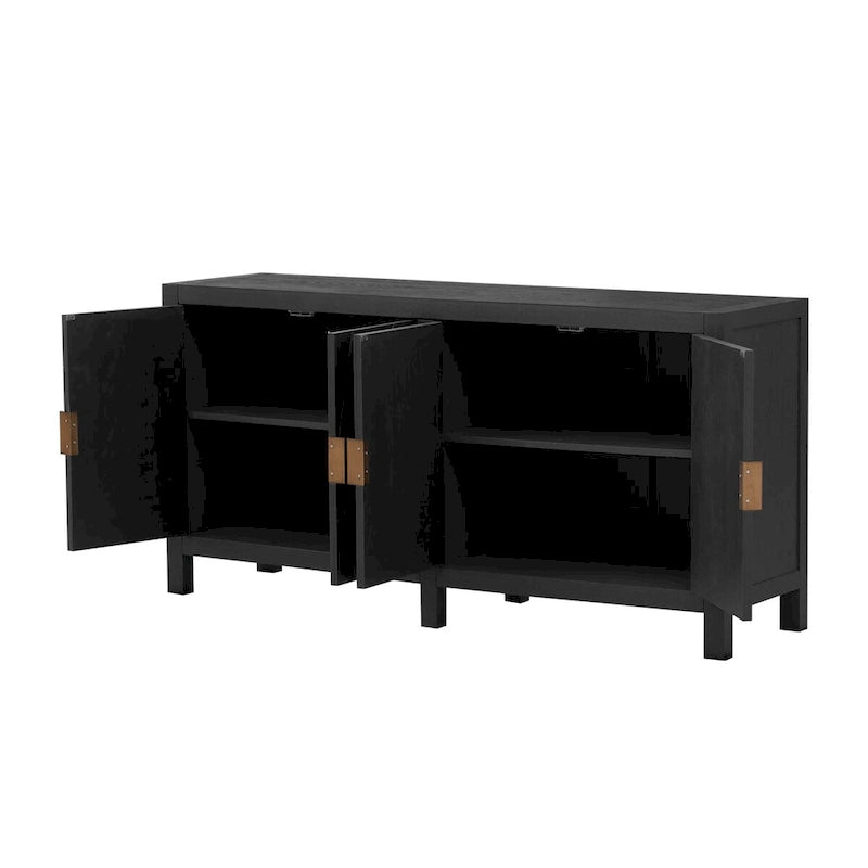 Unique Features of Ash Veneer Cabinet with Radiating Line Pattern Cabinet Doors