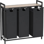 Laundry Basket, Laundry Sorter 3 Section - 36.2L x 11.81W x 28.45H