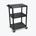 42H Utility Cart - Three Shelves with Electric