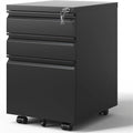3 Drawer Mobile File Cabinet