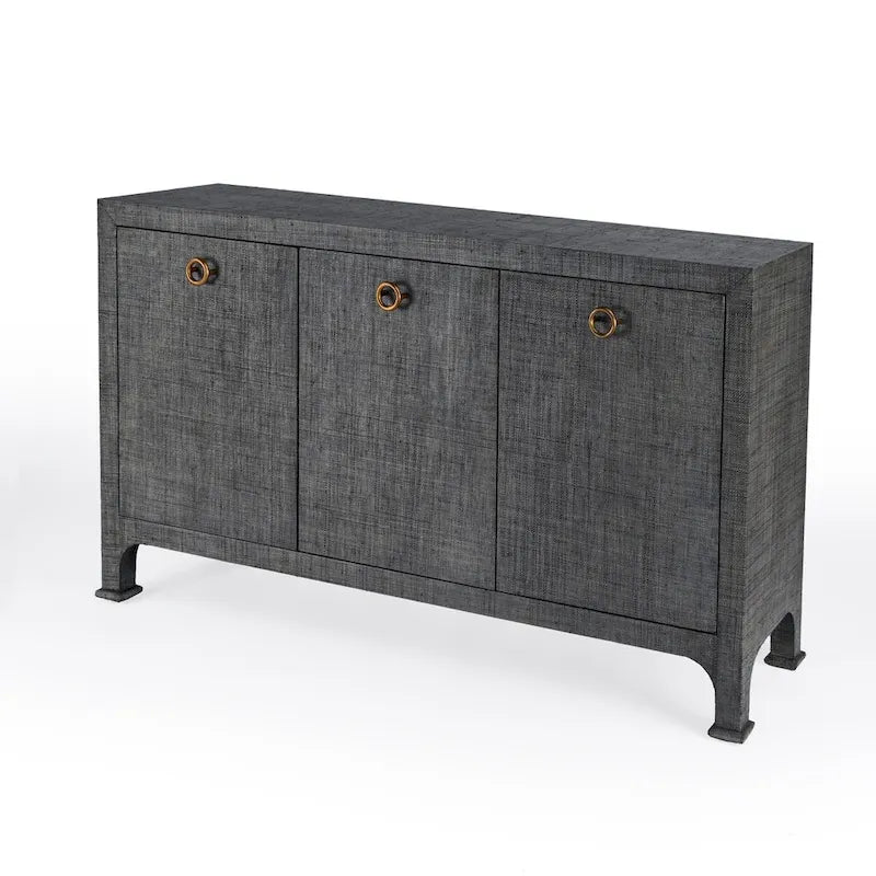 Chatham 3-Door Raffia 60 Sideboard