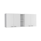 Wall Cabinet Ontario, Double Door, White Finish,High quality and durable