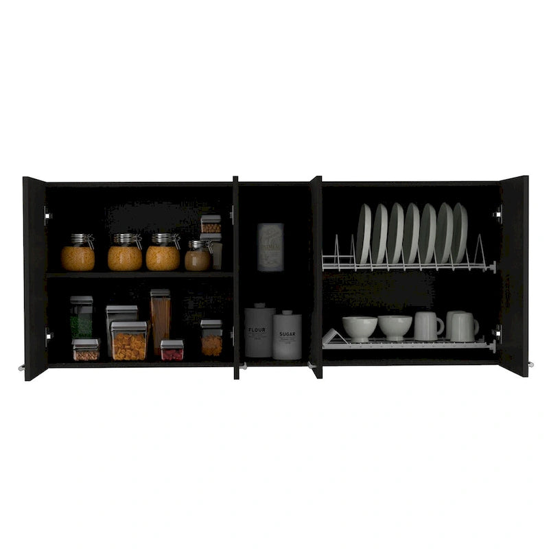 Wall Cabinet Ontario, Double Door, White Finish,High quality and durable