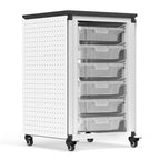 Modular Classroom Storage Cabinet - 3 side-by-side modules with 18 small bins - N/A