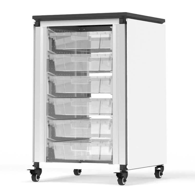 Modular Classroom Storage Cabinet - 3 side-by-side modules with 18 small bins - N/A