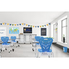 Modular Classroom Storage Cabinet - 3 side-by-side modules with 18 small bins - N/A