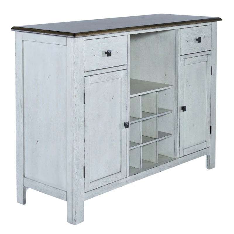 Carolina Crossing Antique Honey White Server