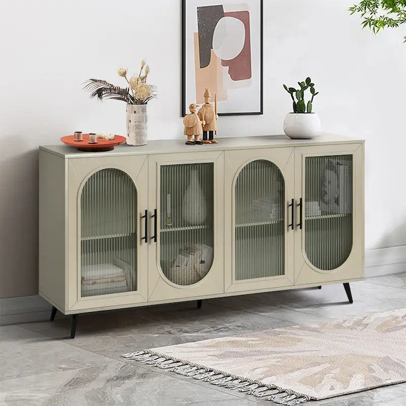 Stroage Sideboard With Glass Door