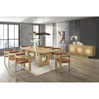 Nova Domus Oshana Modern White Oak Buffet