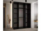 Black Wardrobe, 160 x 60 x 235.2 cm