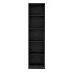 Home Xs Bookcase, 5-Tier Shelves and Slim Design