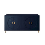 Modern Lacquered 4 Door Wooden Cabinet
