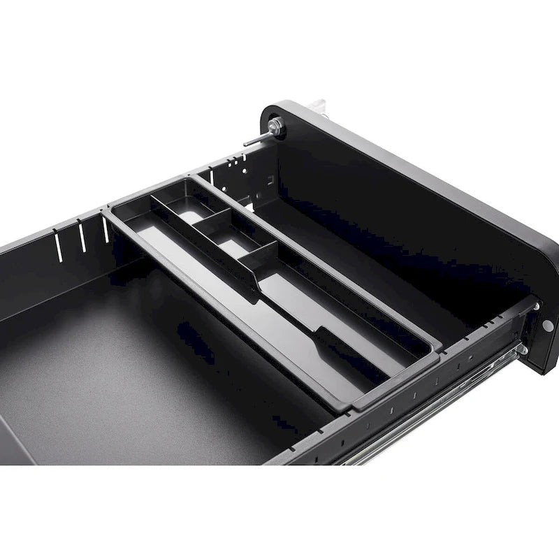 3 Drawer Mobile File Cabinet,Versatile Cabinet,5 Wheel Design Anti-Tilting Cold Rolled Steel Waterproof Moisture-Proof Black