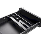 3 Drawer Mobile File Cabinet,Versatile Cabinet,5 Wheel Design Anti-Tilting Cold Rolled Steel Waterproof Moisture-Proof Black