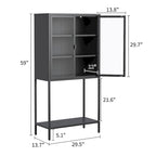 59H Heavy Duty Metal Storage Cabinet