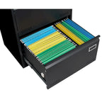 2 Drawer Metal Lateral File Cabinet with Lock,Office Vertical Files Cabinet,Locking Metal File Cabinet