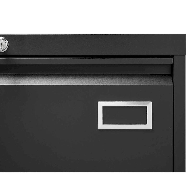 2 Drawer Metal Lateral File Cabinet with Lock,Office Vertical Files Cabinet,Locking Metal File Cabinet