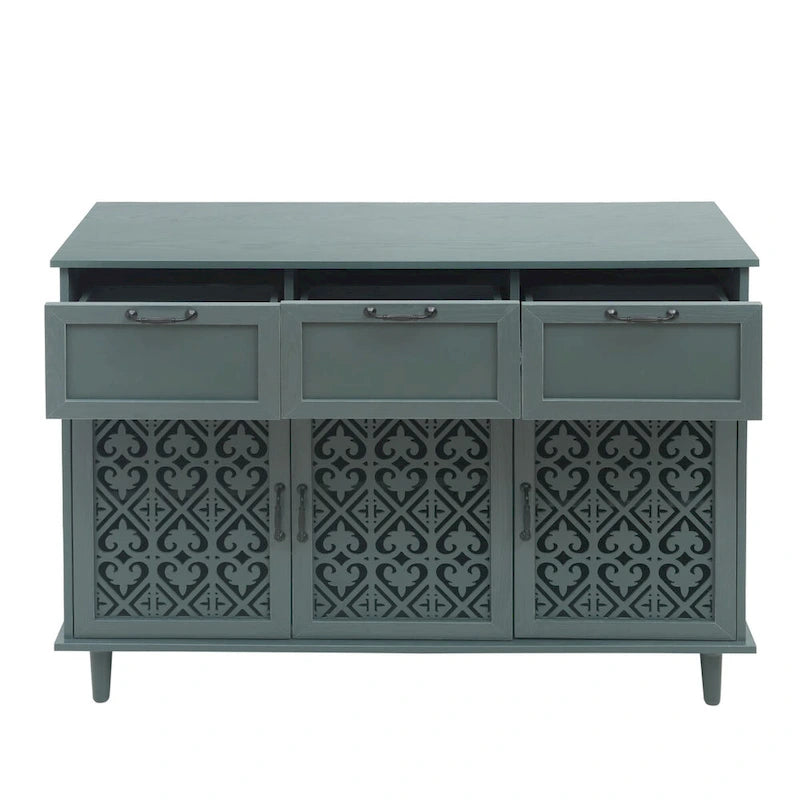 3 Door 3 Drawer Cabinet, American Furniture, Suitable for Bedroom, Living Room, Study