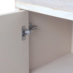 Farmhouse Style 4 Door Wooden Sideboar for Living Room