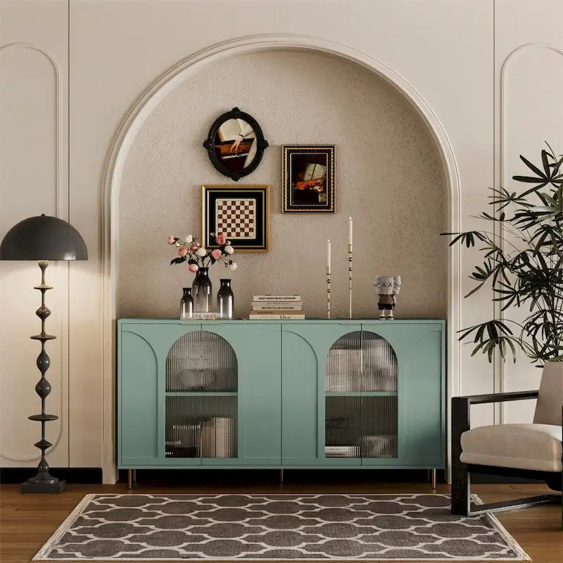 Accent Cabinet Lacquered Wooden Cabinet,Sideboard Buffet Cabinet