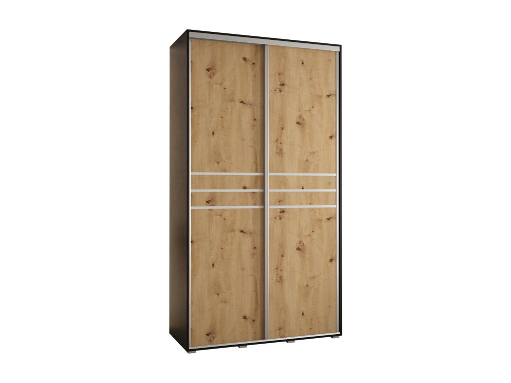 Black Wardrobe, 140 x 45 x 235.2 cm