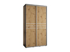 Black Wardrobe, 140 x 45 x 235.2 cm