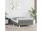 Gray Fabric Bed, 90 x 200 cm