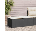 Black Woven Resin Wicker Outdoor Furniture Set - dlz1766575424256