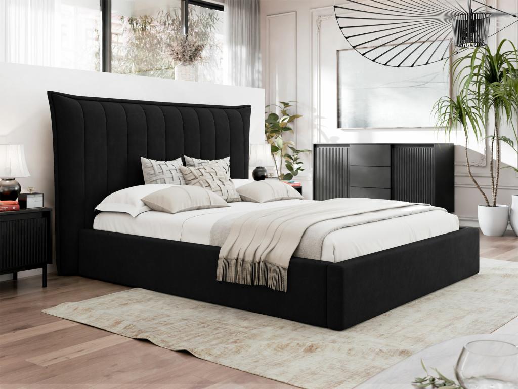 Black Bed, 210 x 224 x 122 cm