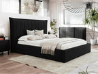 Black Bed, 210 x 224 x 122 cm