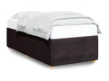 Brown Fabric Bed Frame, 90 x 190 cm