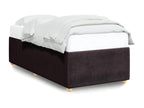 Brown Fabric Bed Frame, 90 x 190 cm