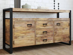Natural Metal Sideboard