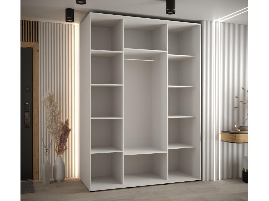 White Wardrobe, 170 x 60 x 235.2 cm